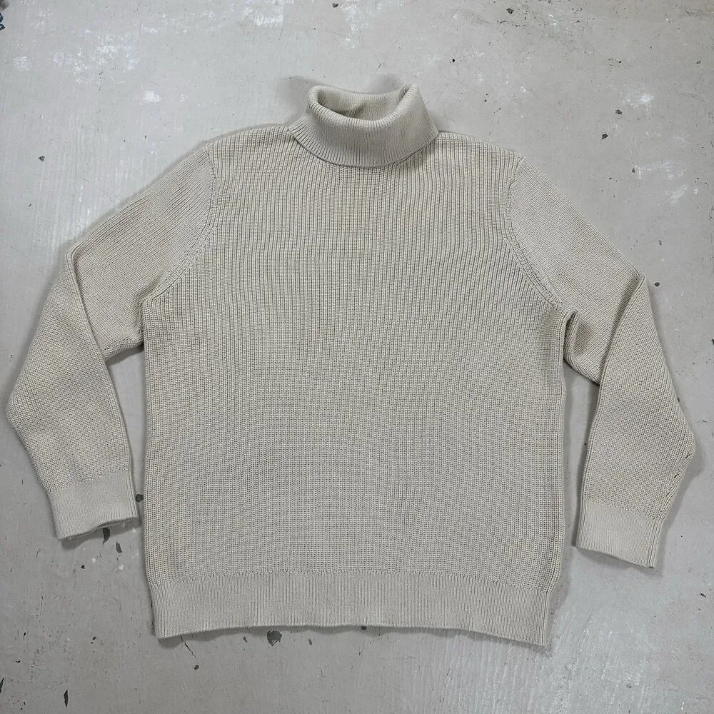 H&M Regular Fit Turtleneck Chunky Knit Sweater Men's XXL